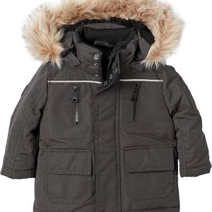URBAN REPUBLIC Baby Boy's Toddler Ballistic Parka with Zip-Off Hood